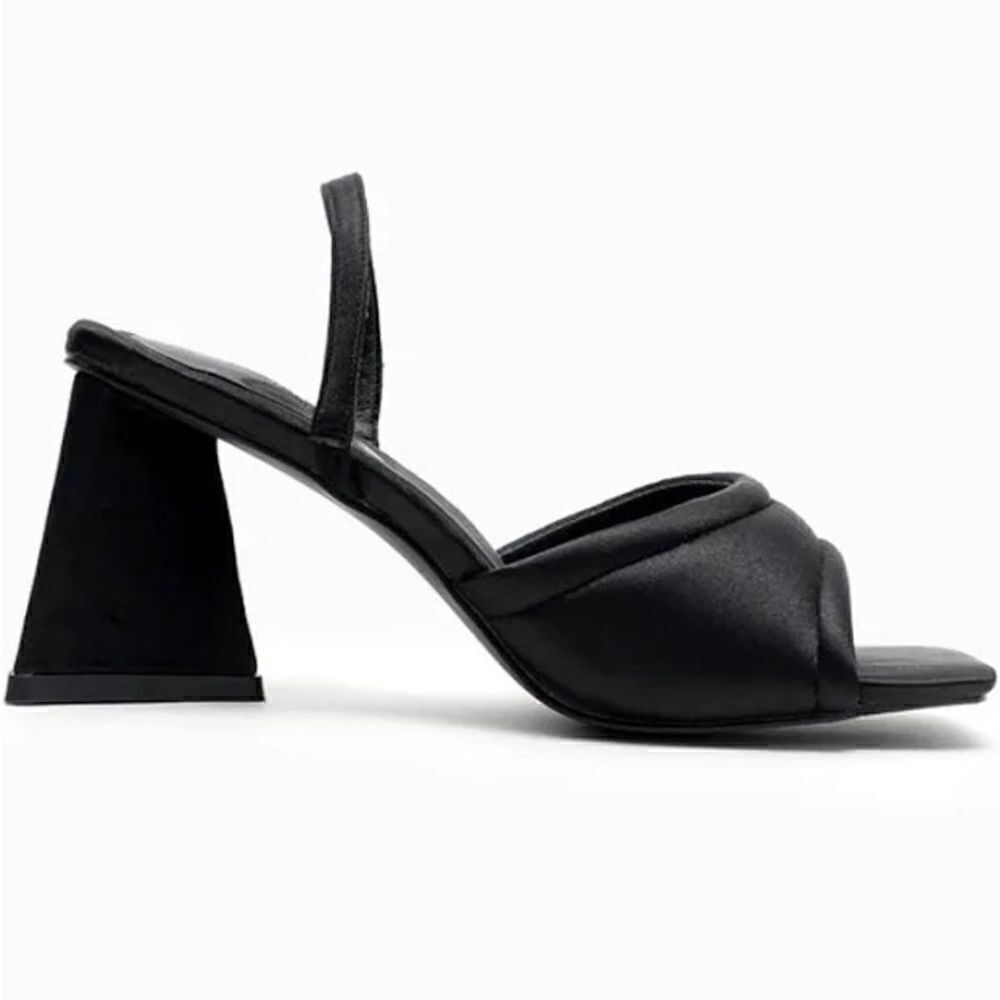 NWOT Nasty Gal Black Chunky Heels